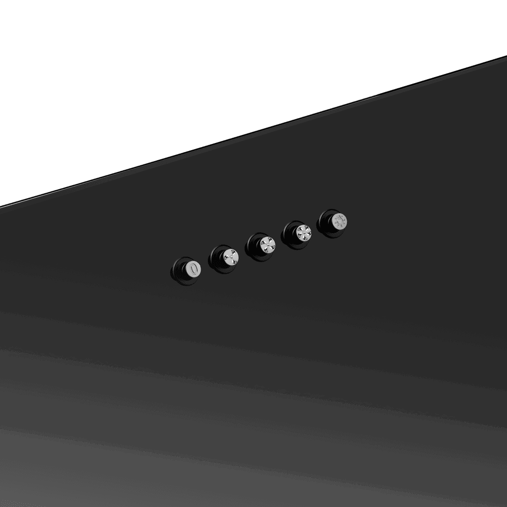 Изображение товара Кухонная вытяжка MAUNFELD Dream 60 Push Glass черная 60 см с механическими переключателями