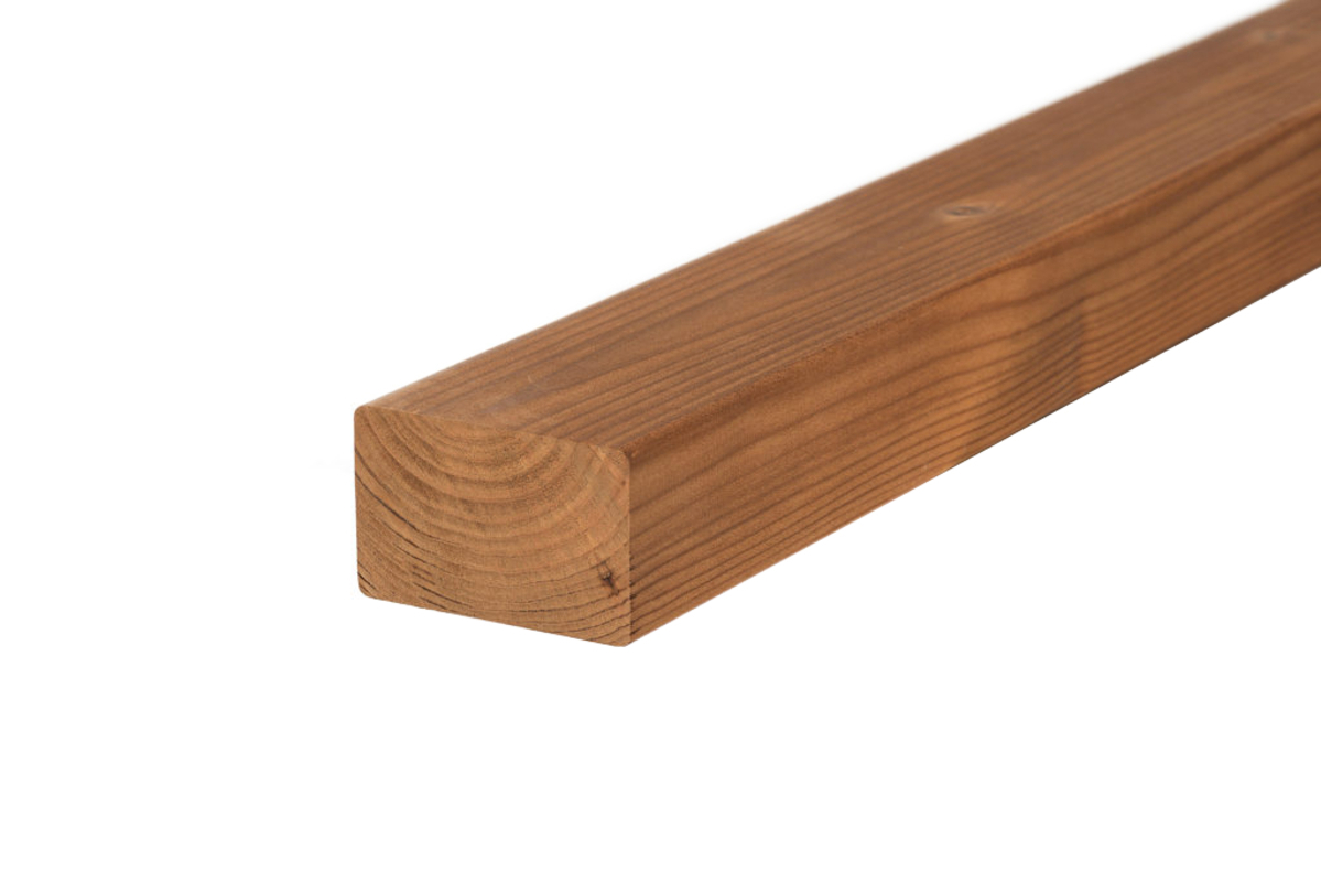 Изображение товара Реечная панель прямоугольник дерево цвет натуральный 2000x40x18 мм