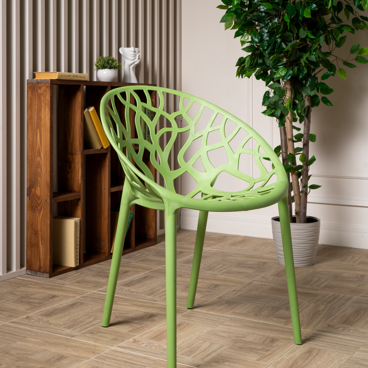 Изображение товара Стул Royal Family Aria зеленый 52.5x56x80 см