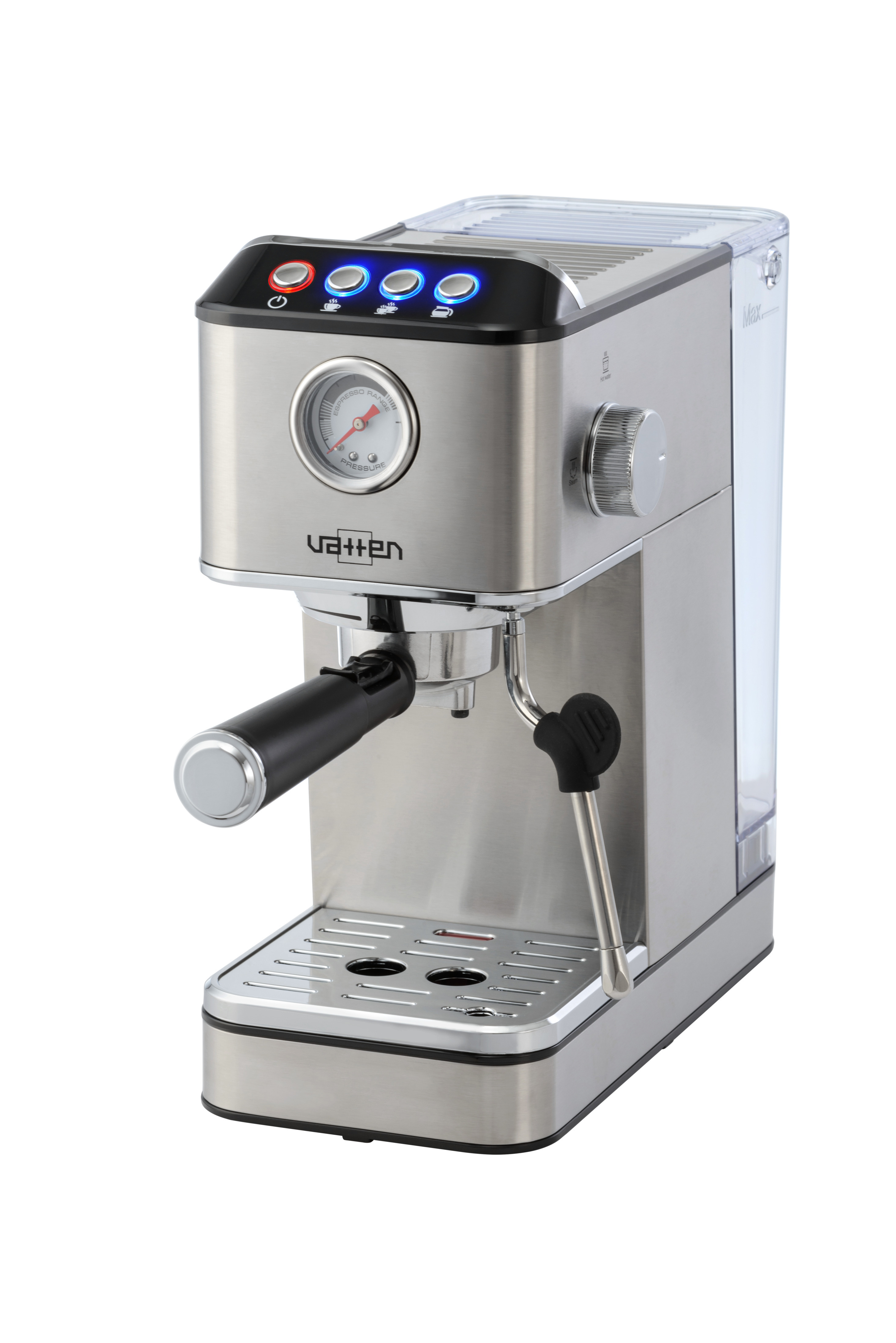 Изображение товара Рожковая кофеварка VATTEN VK623/1200/M с капучинатором и 20 бар давления