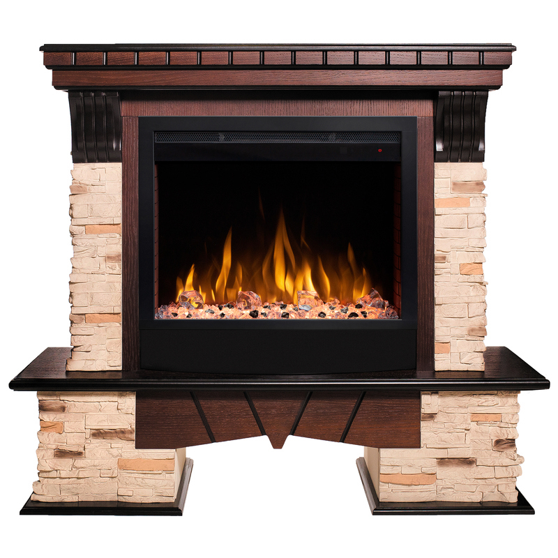 Изображение товара Электрокамін комплект Realflame Rockland FS25/25 5 AO с очагом Saphir 25.5
