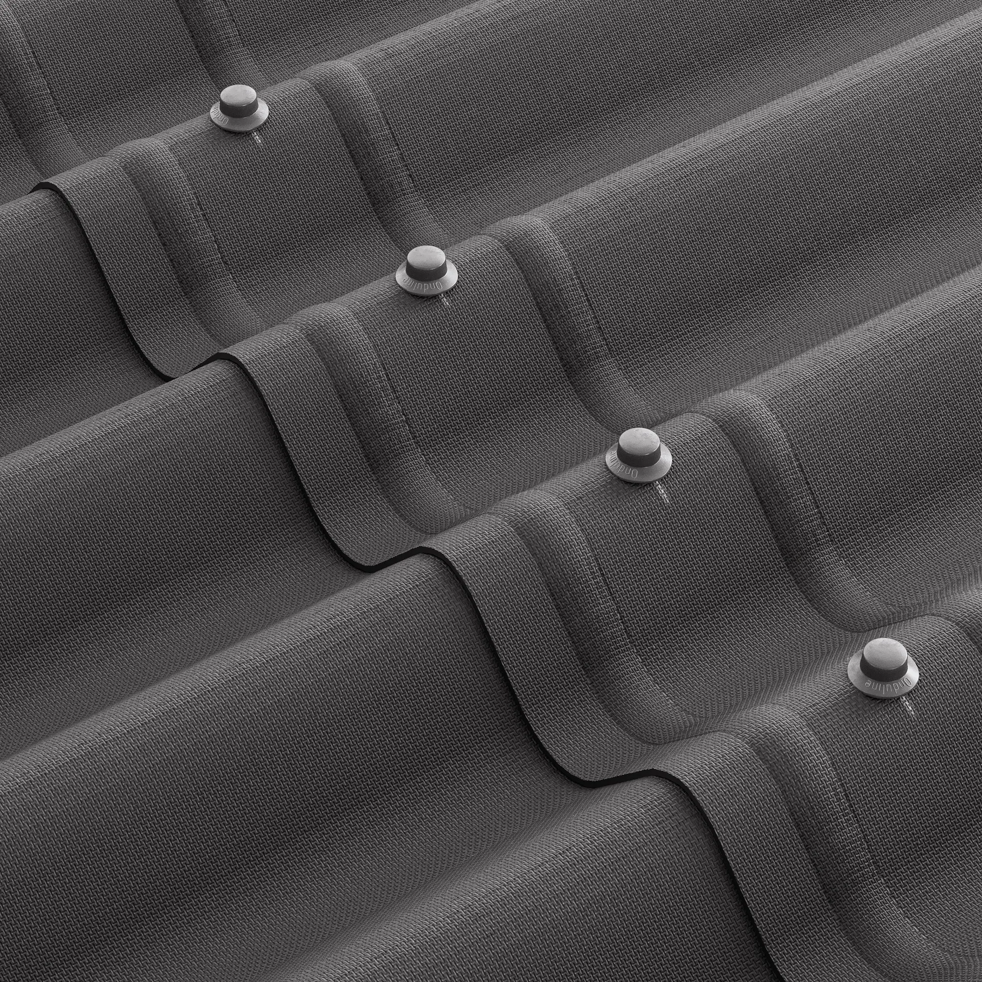 Лист Ондулин Смарт DIY 760x1950 мм серый