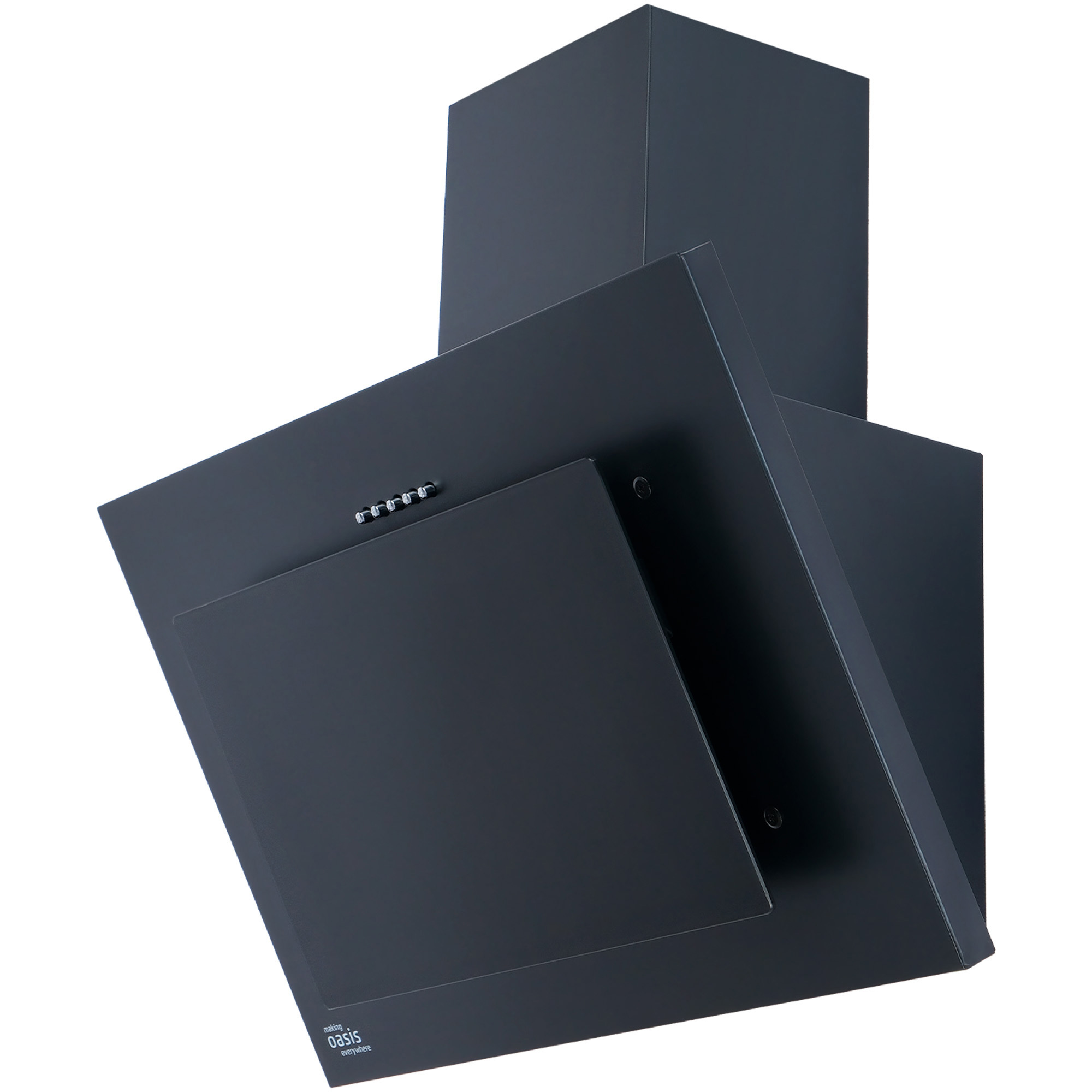 Изображение товара Настенная наклонная вытяжка MAKING OASIS EVERYWHERE ND-60B 60 см черный
