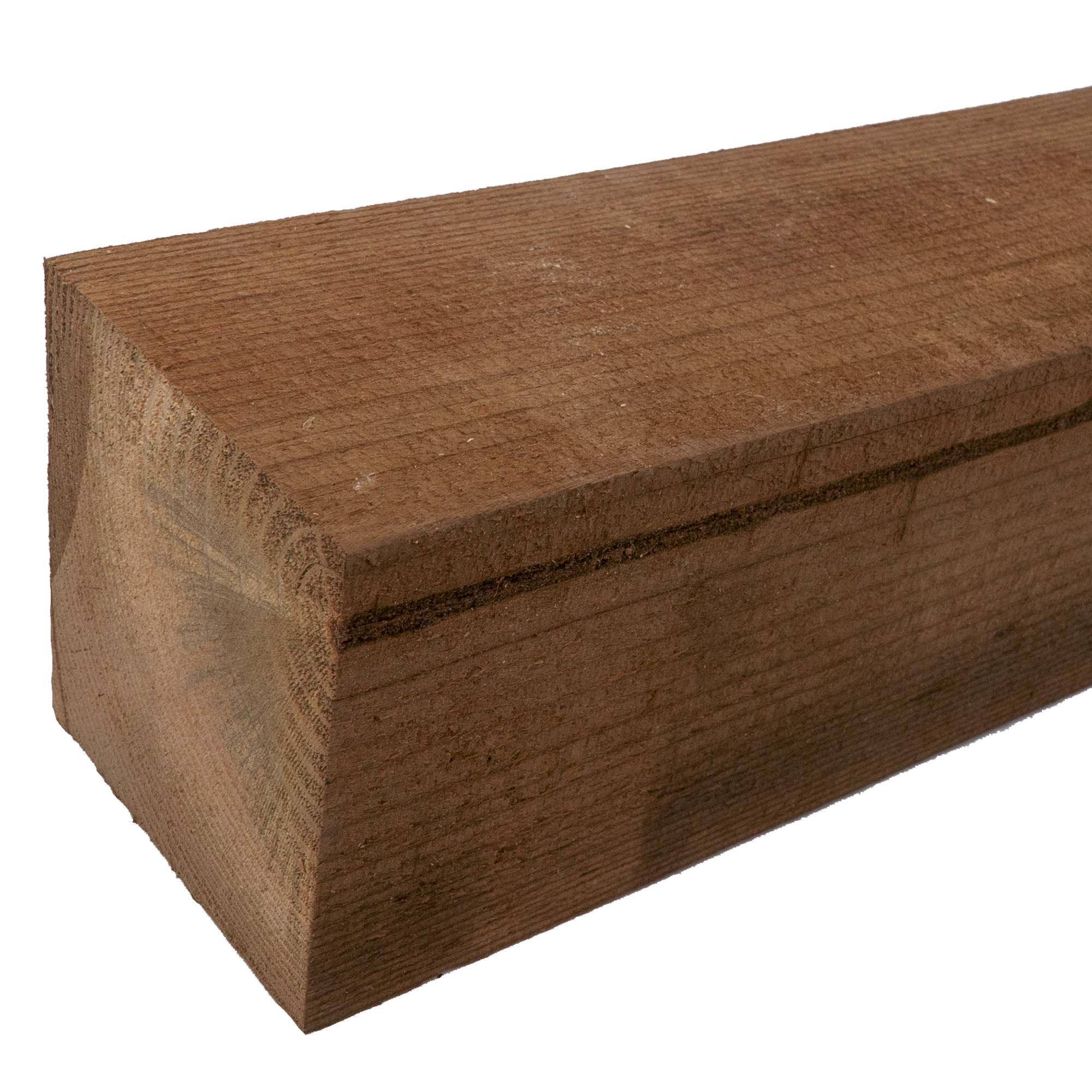 Изображение товара Брус нестроганый импрегнированный 100x100x3000 мм хвоя сорт Оптима ФГИС ЛК