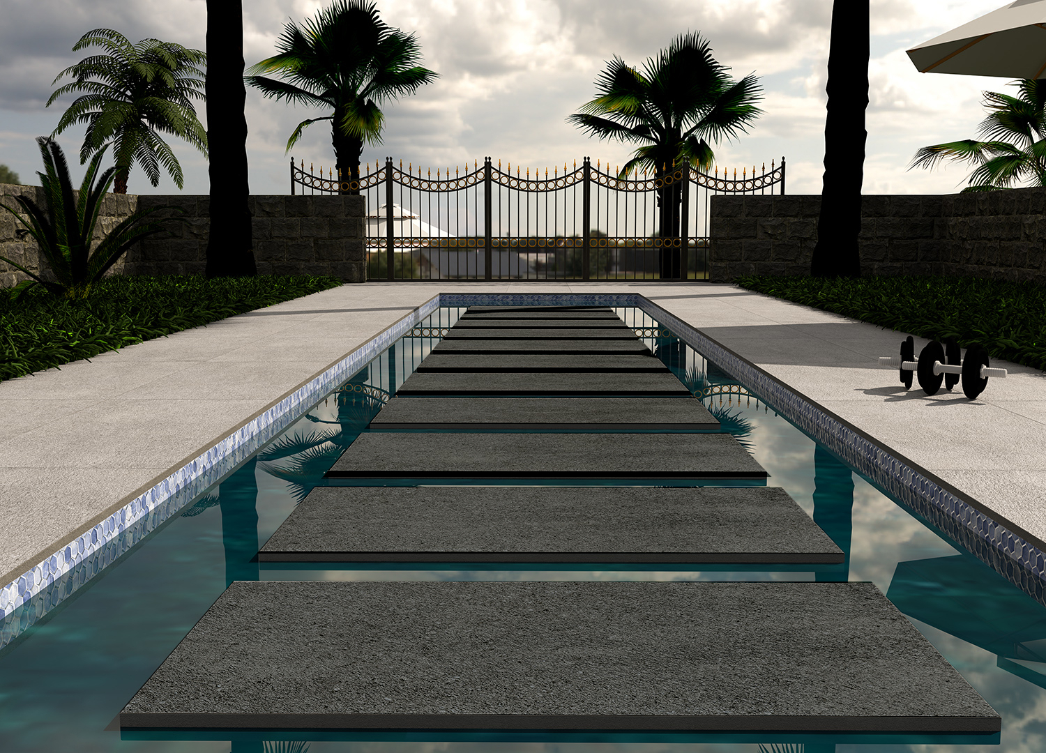 Изображение товара Керамогранит Керамопро Dior Dark Grey 60x120см цвет серый