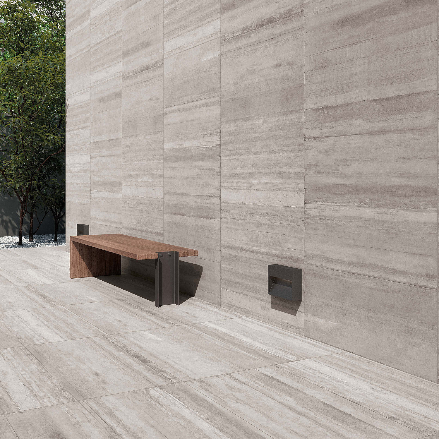 Изображение товара Керамогранит КЕРАМОПРО Florida Light Grey 60x120 см имитация бетона