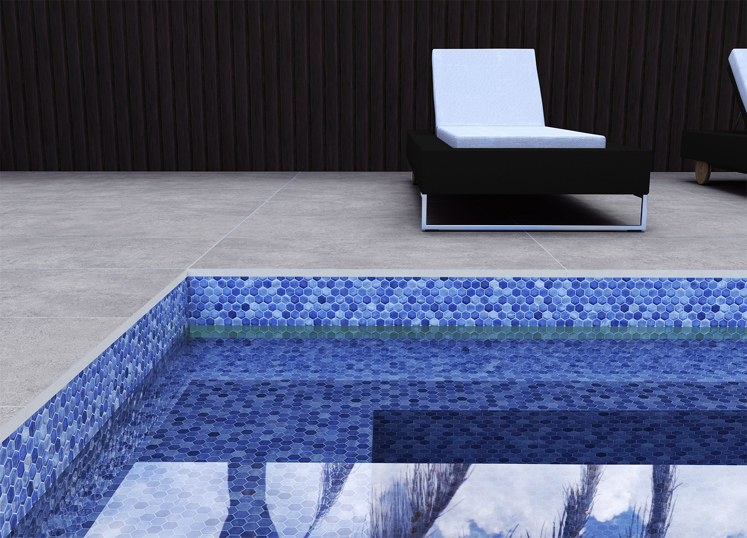 Изображение товара Керамогранит КЕРАМОПРО Jura Dark Grey 60x120 см серый имитация бетона