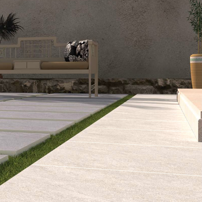 Изображение товара Керамогранит КЕРАМОПРО Kanton Cream 60x120 см имитация бетона