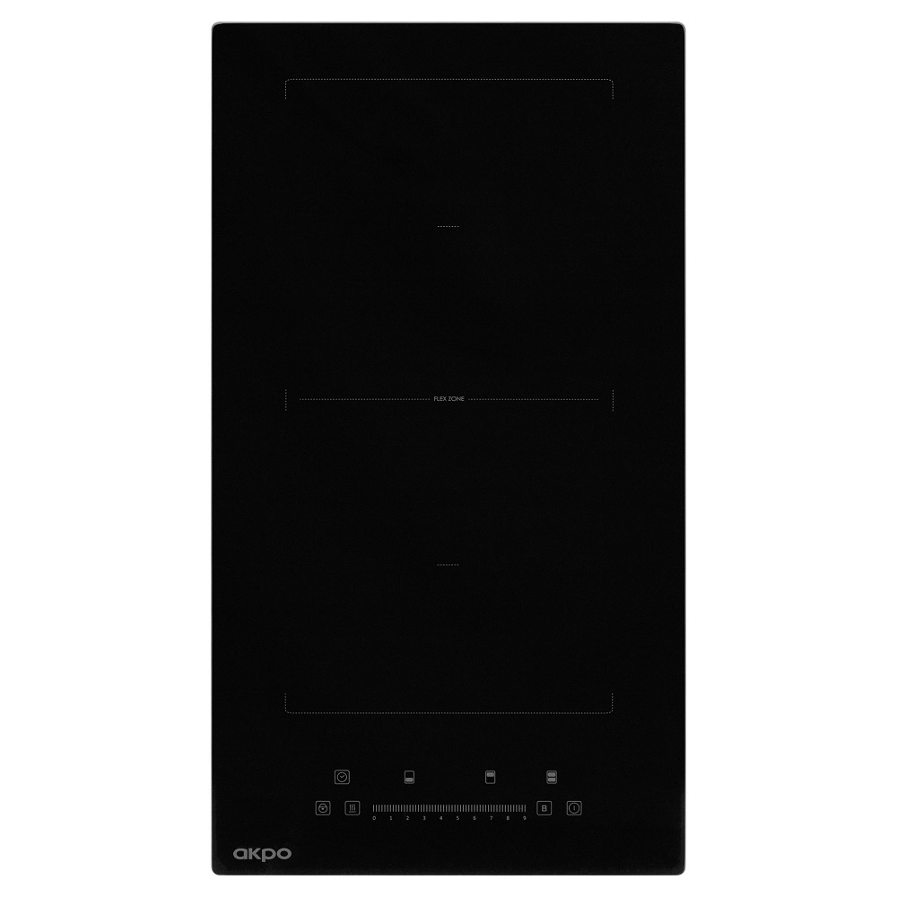 Изображение товара Индукционная варочная панель Akpo PIA 3092119FZ BL 28.8 см 2 конфорки цвет черный