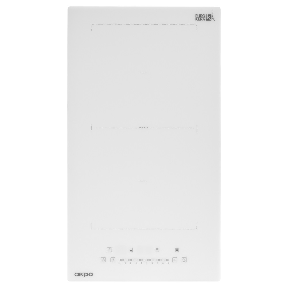 Изображение товара Индукционная варочная панель Akpo PIA 3092119FZ WH 28.8 см 2 конфорки цвет белый