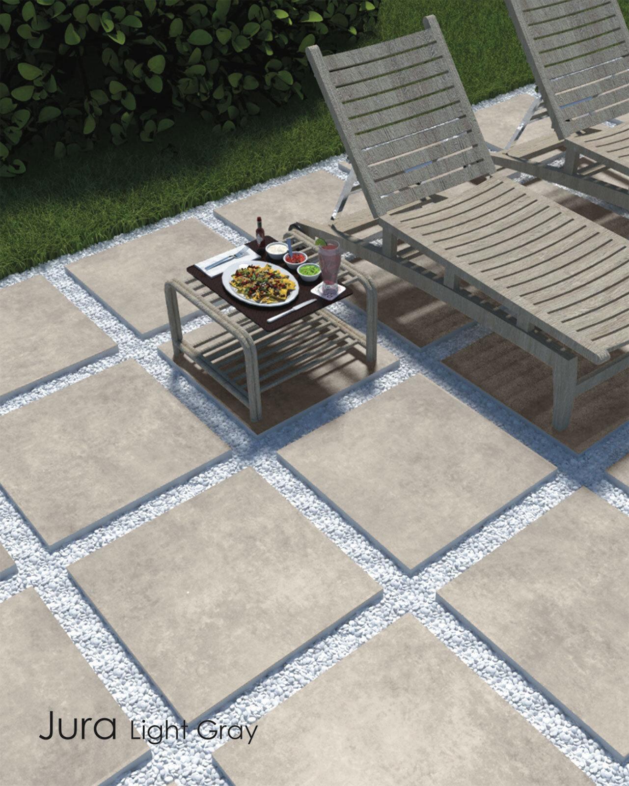 Изображение товара Керамогранит КЕРАМОПРО Jura Light Grey 60x60 см для пола и стен серый