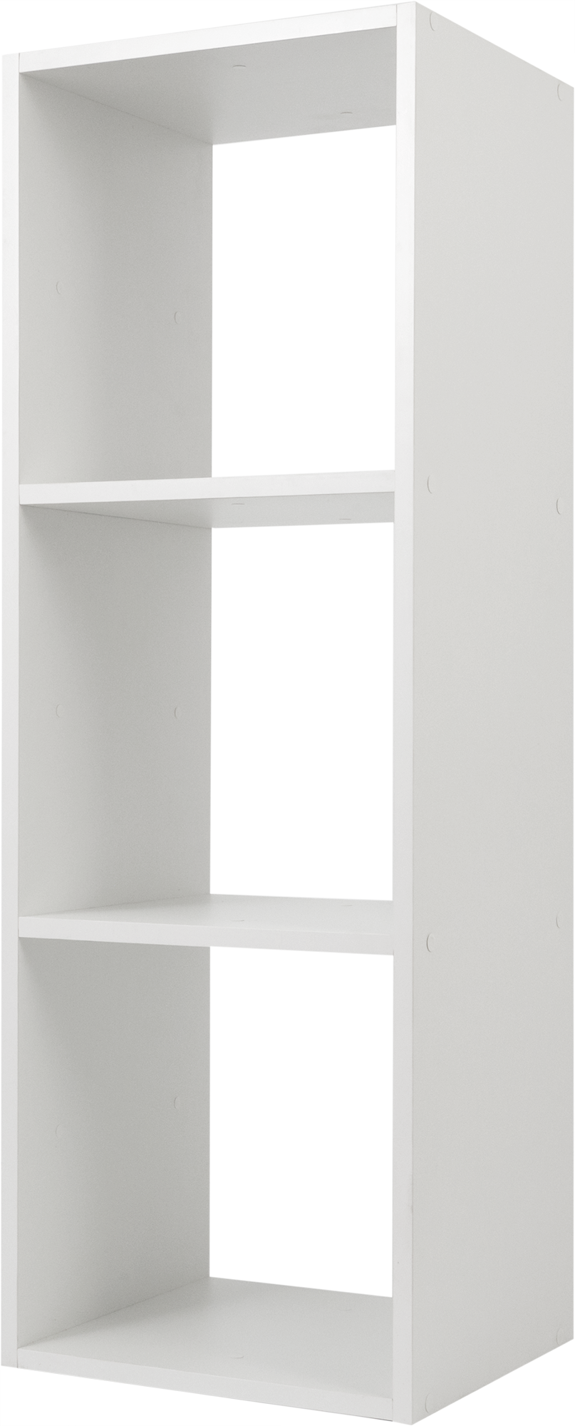 Стеллаж Spaceo KUB 3 секции 36x104.9x31.7 см ЛДСП цвет белый - 3