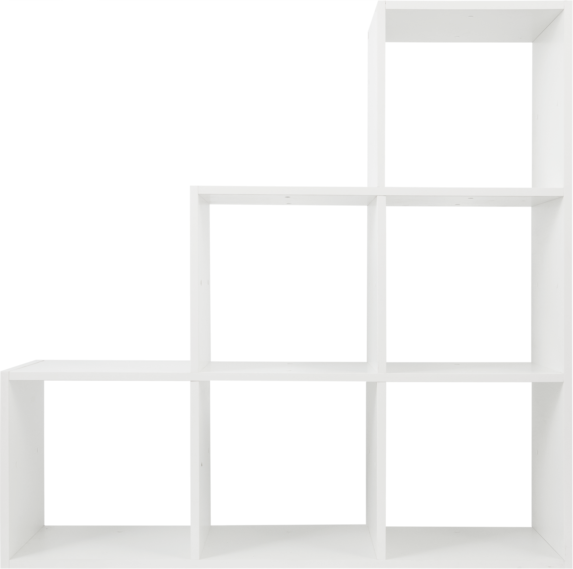 Стеллаж Spaceo KUB 123K 6 секций 104.8x104.9x31.7 см ЛДСП цвет белый - 4