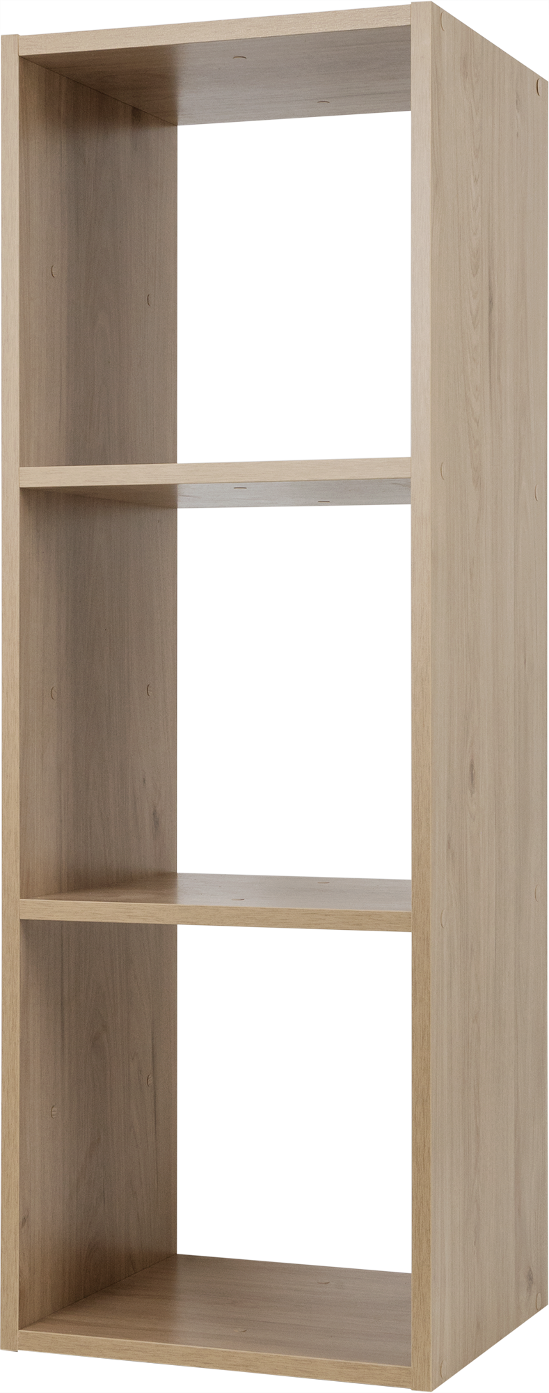 Стеллаж Spaceo KUB 3 секции 36x104.9x31.7 см ЛДСП цвет гикори джексон - 3