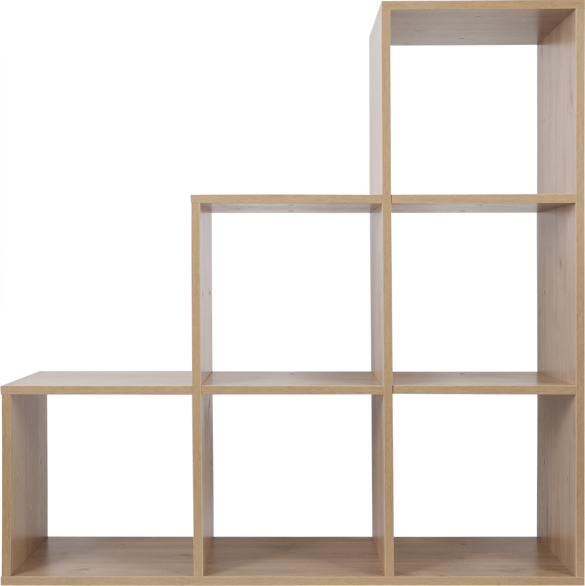 Стеллаж Spaceo KUB 123K 6 секций 104.8x104.9x31.7 см ЛДСП цвет гикори джексон - 4