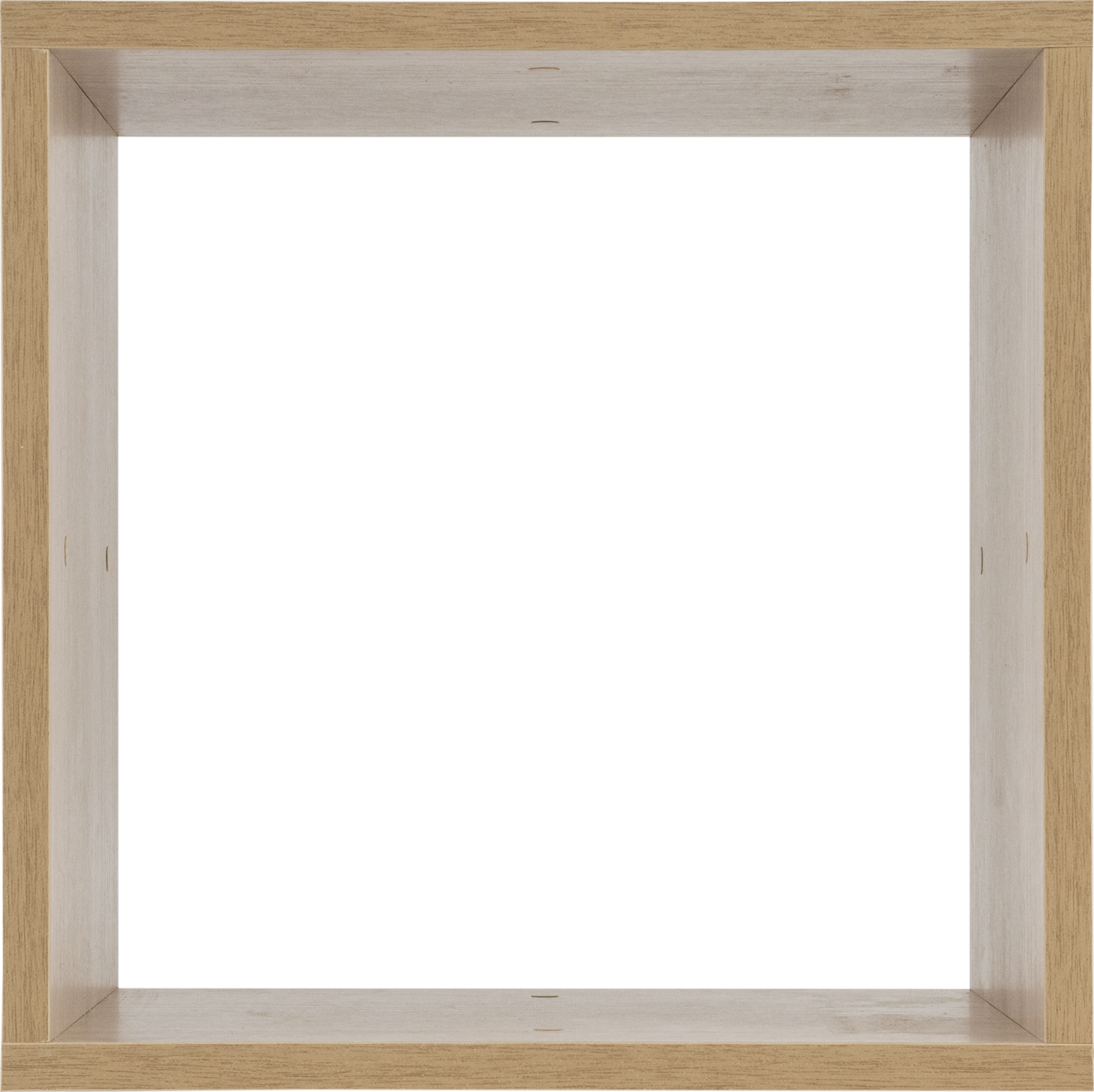 Стеллаж Spaceo KUB 1 секция 36x36.1x31.7 см ЛДСП цвет гикори джексон - 4