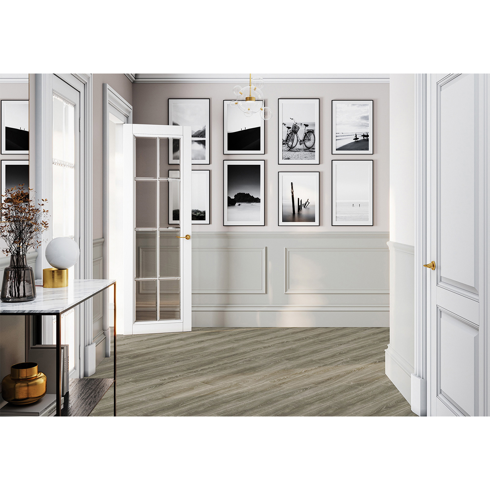 Изображение товара Плитка Alma Ceramica GFA92AMD40R 20x90 см серого серебристого цвета для пола и стен