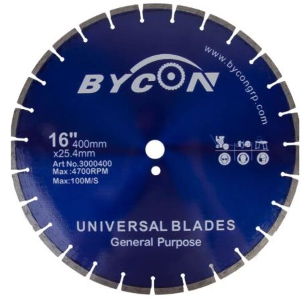 Изображение товара Диск алмазный сегментный по бетону 400x25.4x2.4 мм BYCON 3000400