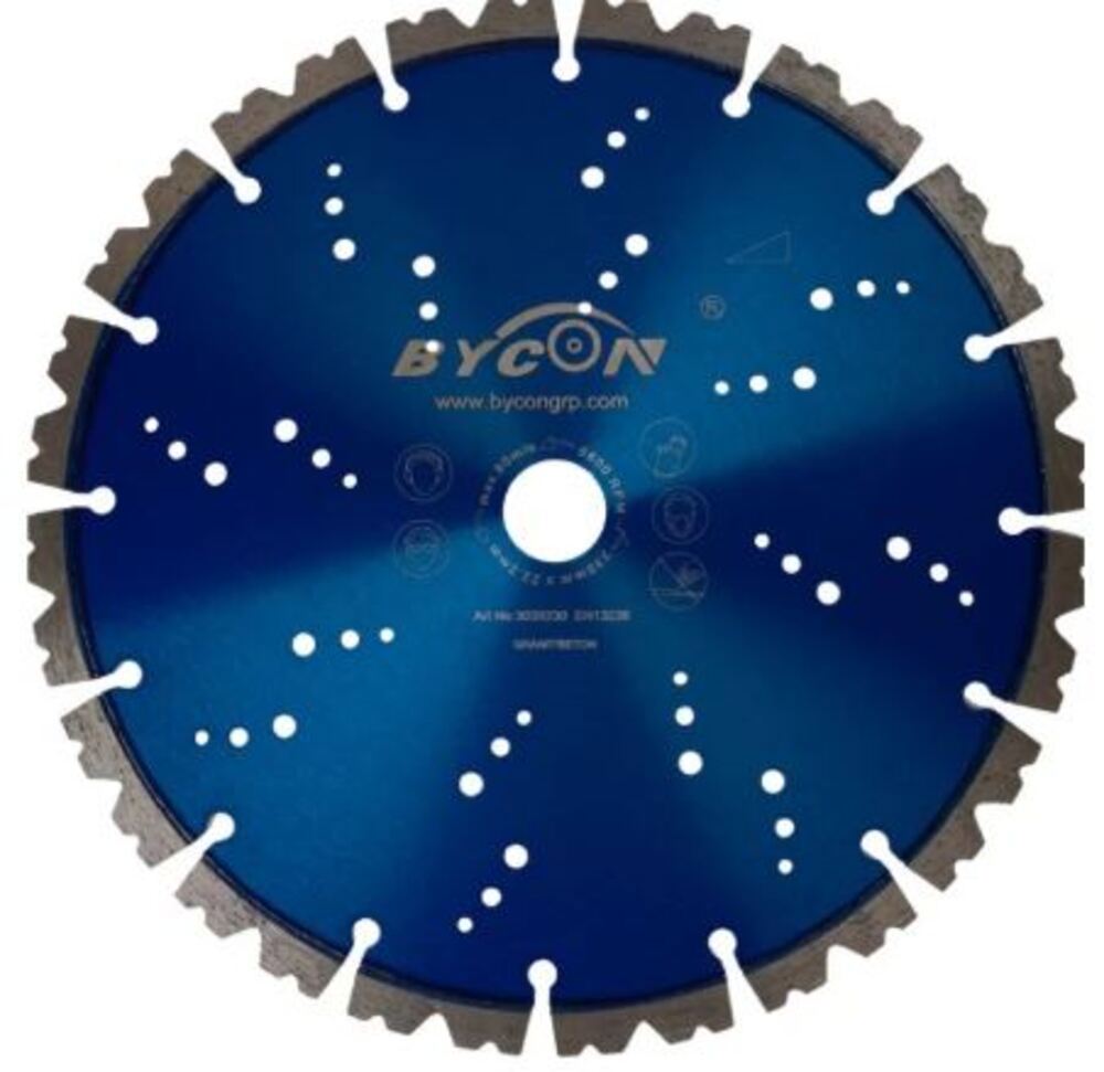 Изображение товара Диск алмазный по бетону Bycon 3035180 сегментный 180x22.2x2.4 мм