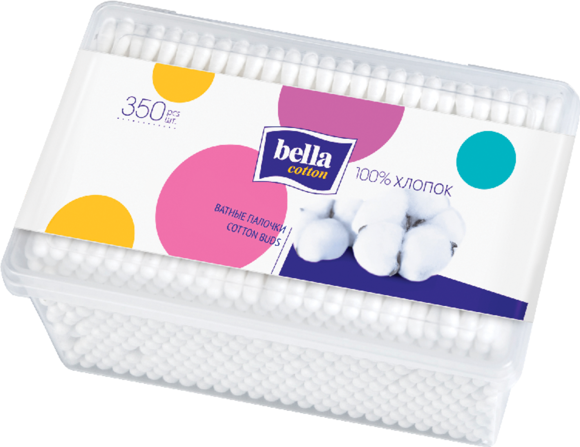 Изображение товара Ватные палочки Bella cotton 350 шт