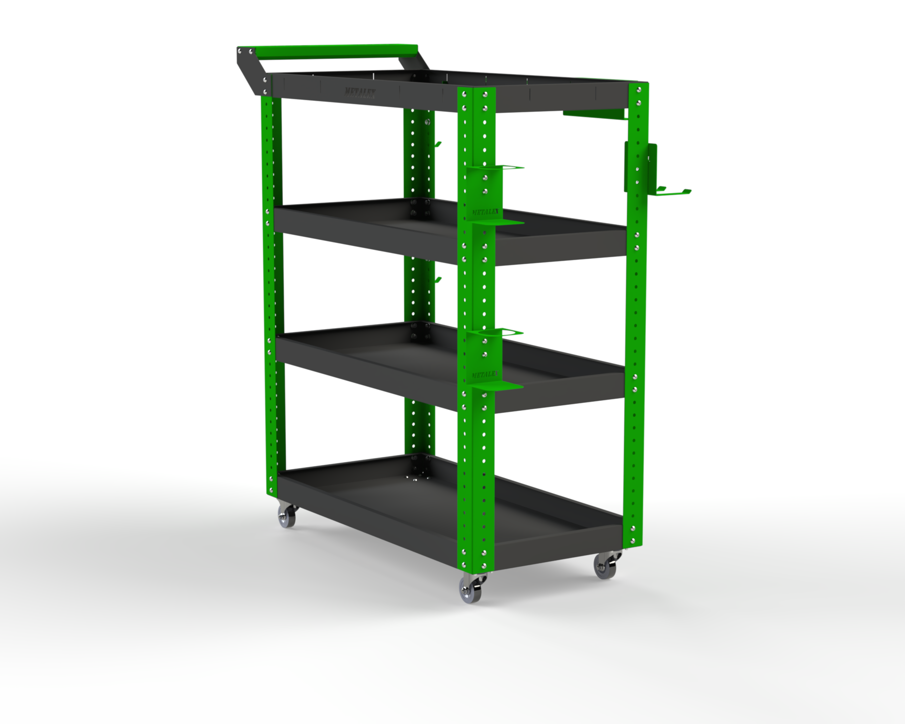 Изображение товара Тележка инструментальная Metalex Тип 1 800x400x950 мм, надежная и регулируемая
