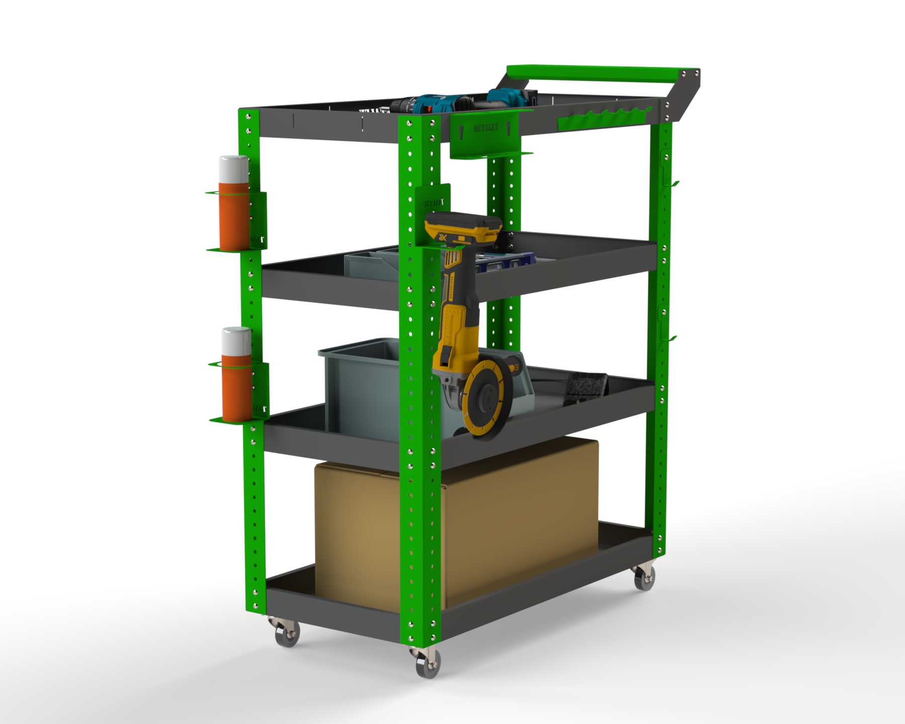 Изображение товара Инструментальная тележка Metalex Тип 1 118092