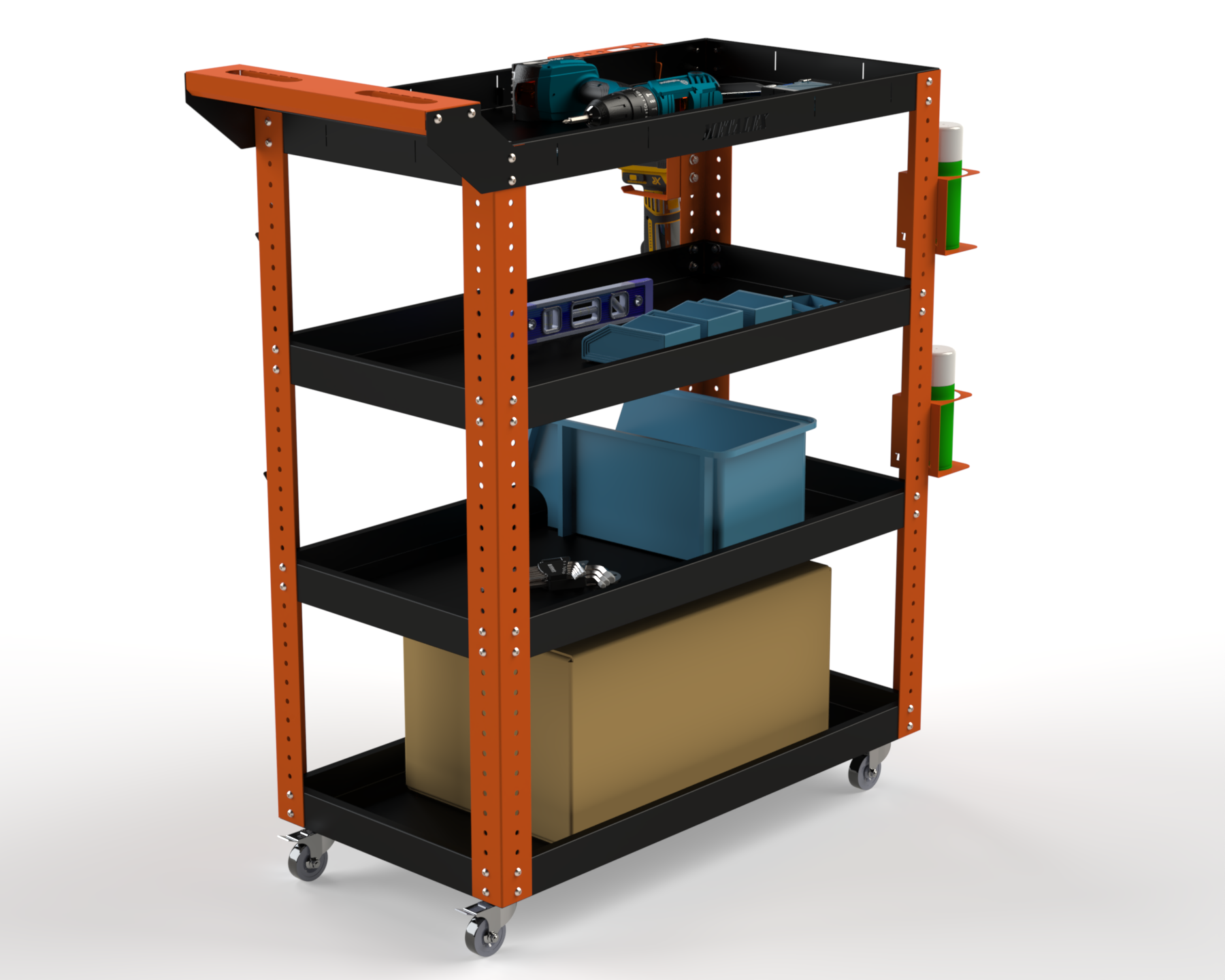 Изображение товара Тележка инструментальная Metalex Тип 1 118099 800x450x950 мм