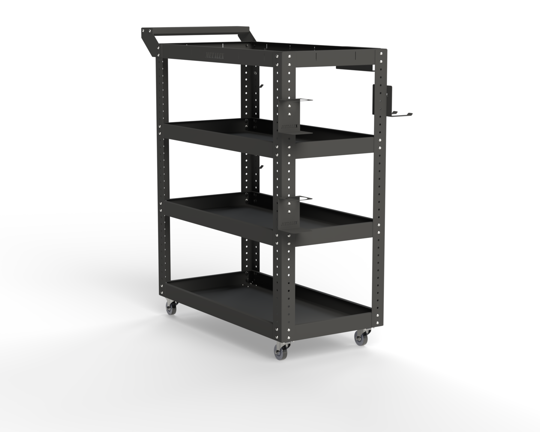 Изображение товара Инструментальная тележка Metalex Тип 1 900x400x950 мм с регулируемыми полками