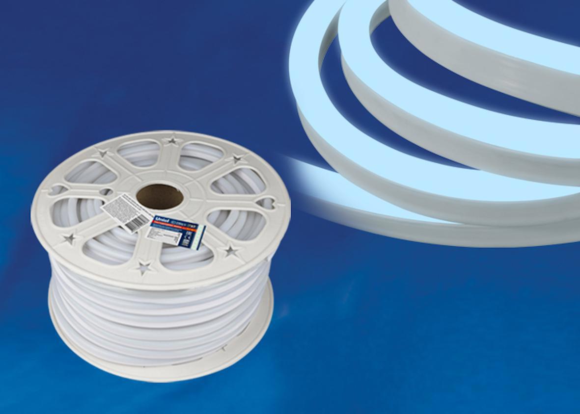 Изображение товара Гибкий светодиодный неон Uniel UL-00002924 50 м водостойкий с мощностью 8 Вт/м