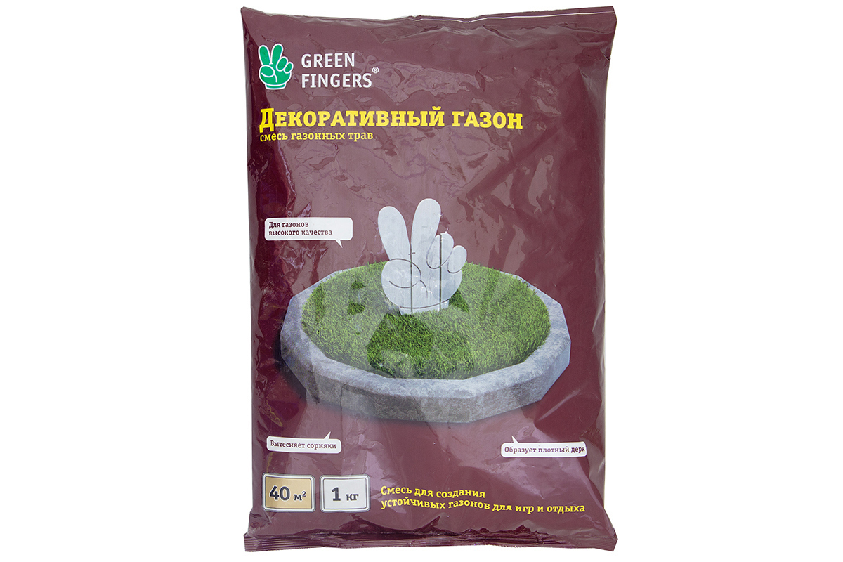 Изображение товара Газонные Семена Green FINGERS Декоративный для красивого и устойчивого газона