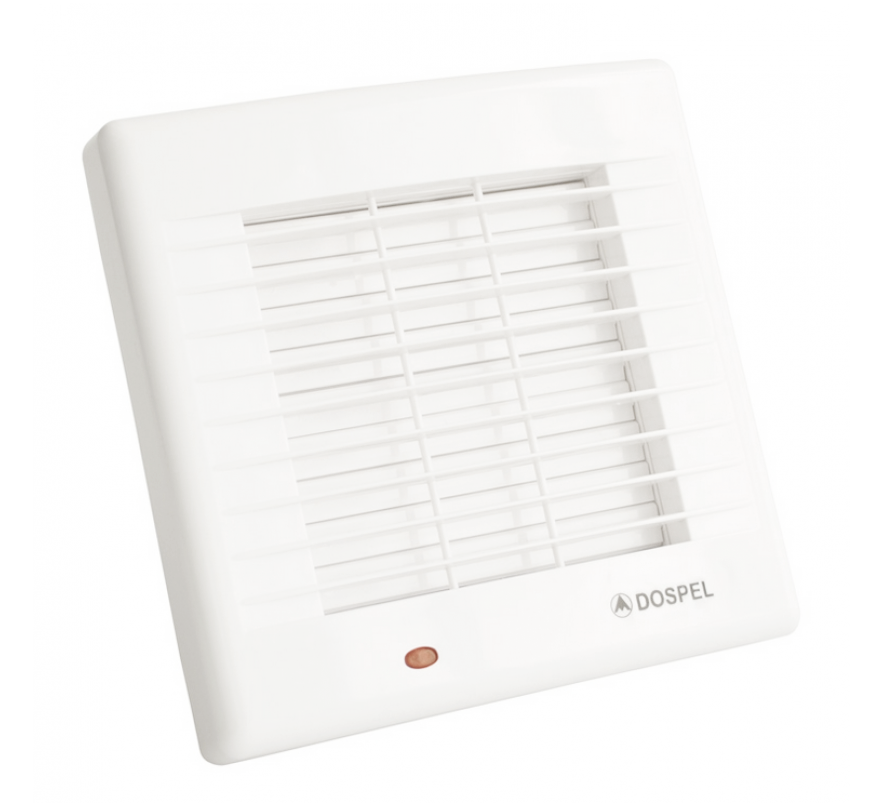 Изображение товара Вентилятор осевой вытяжной Dospel Polo 5 120 AZ D120 мм 46 дБ 150 м³/ч c автоматическими жалюзи цвет белый