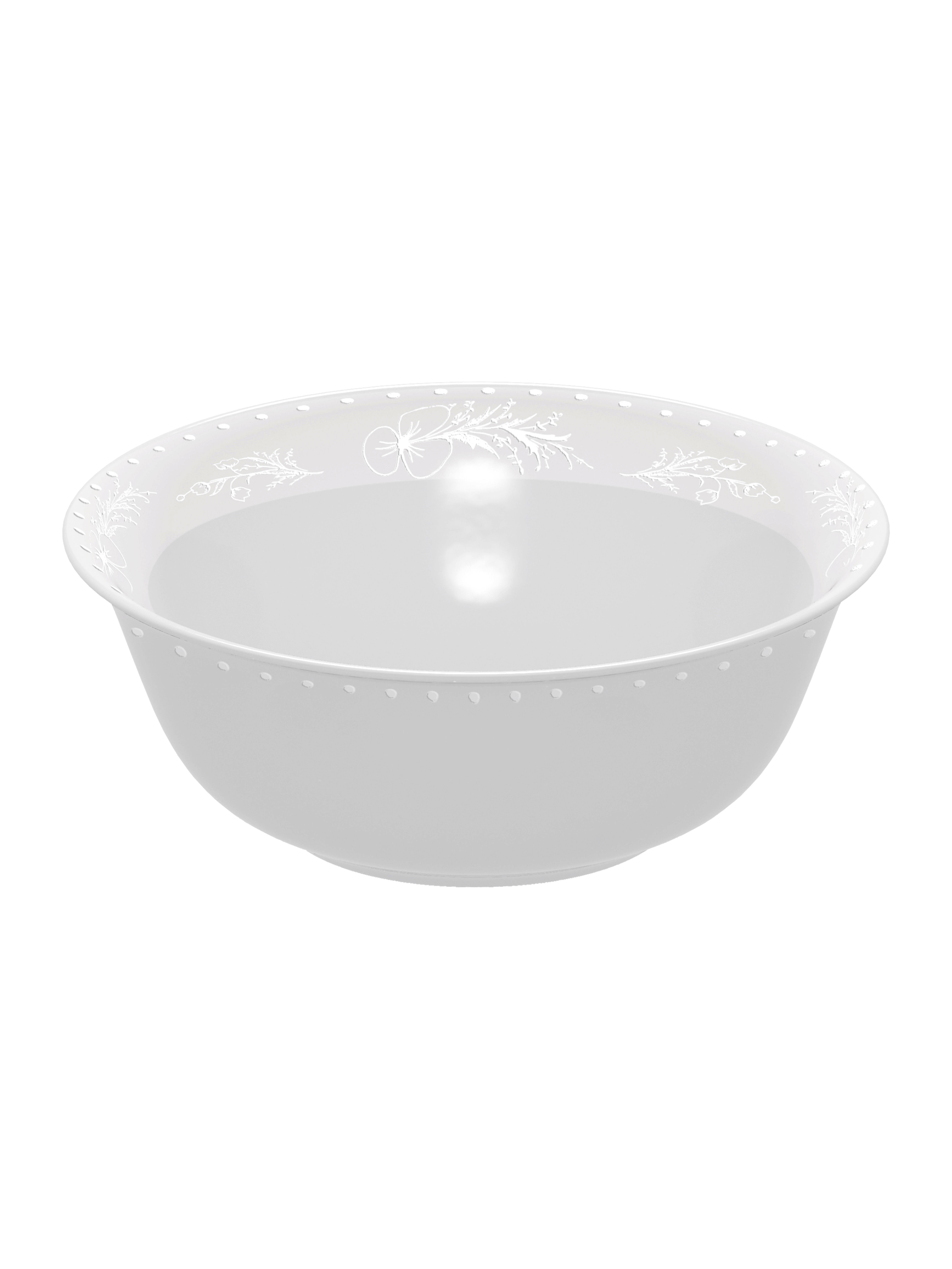 Изображение товара Салатник Domenik spring romance цвет белый