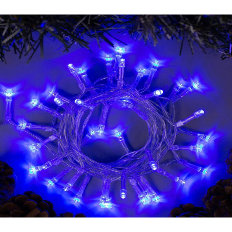 Изображение товара Электрогирлянда Clever-light stril09 10 м 100 синих светодиодов 8 режимов