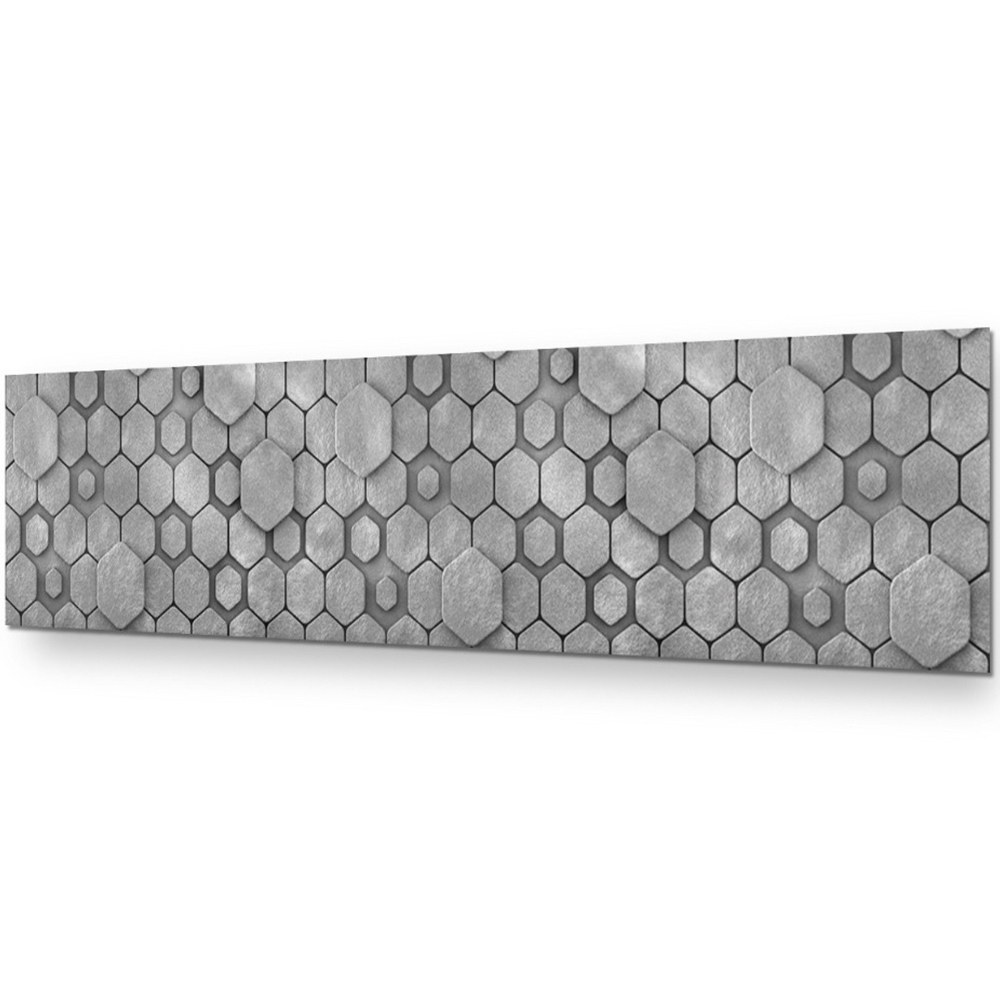 Изображение товара Стеновая панель Фартукофф Соты 3D 200x60 см ПВХ декоративная декор для стен