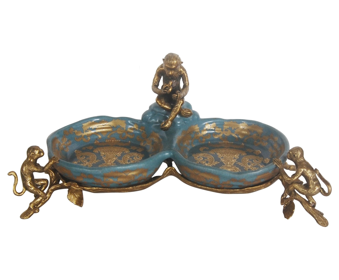 Изображение товара Декоративное блюдо Гласар 16x15 см с кракелюрами