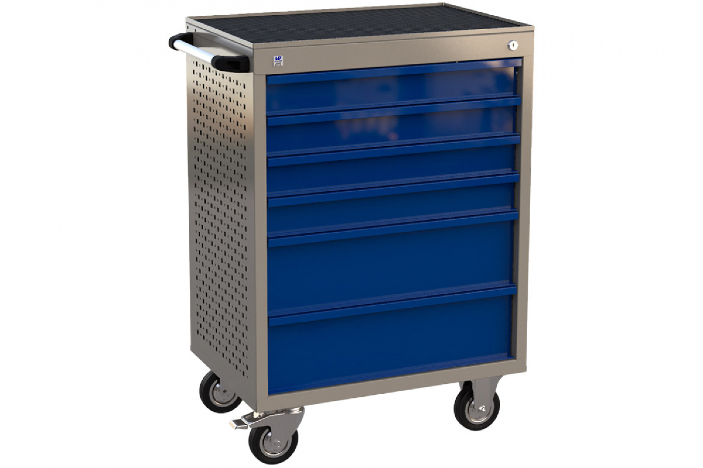 Изображение товара Тележка инструментальная WELLMET ML6C 60x40x85.5 см с защитным покрытием