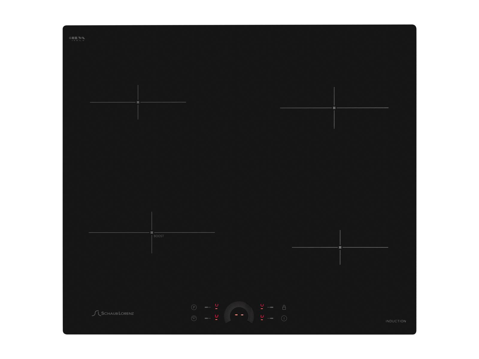 Изображение товара Индукционная варочная панель Schaub Lorenz SLK IY61H1 4 конфорки 59 см черная