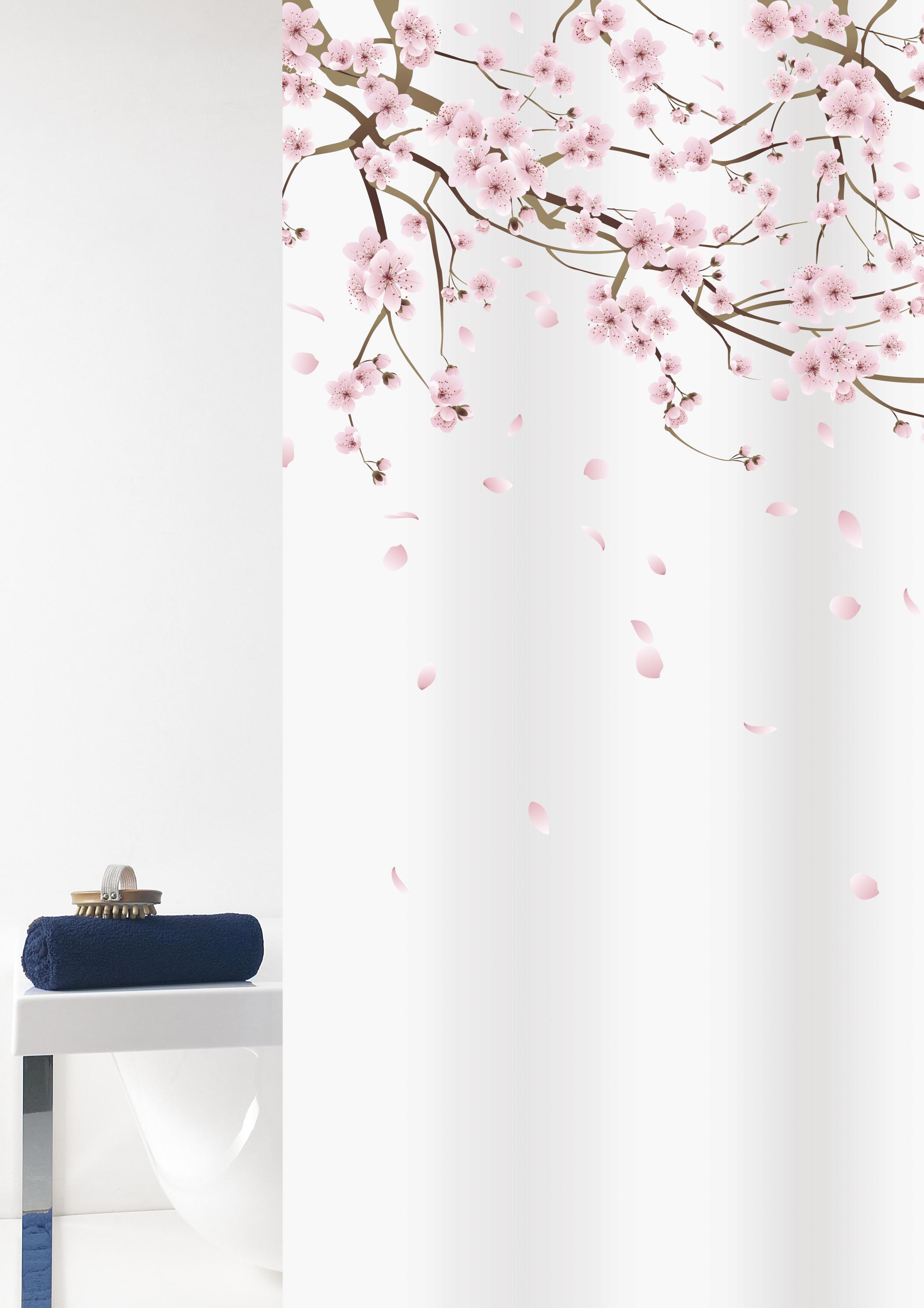 Изображение товара Шторка для ванной комнаты Bacchetta Sakura 180x200см