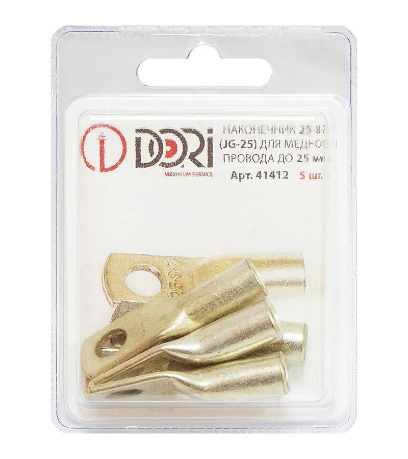Изображение товара Наконечник медный луженый Dori JG-25 25 мм2 5 шт