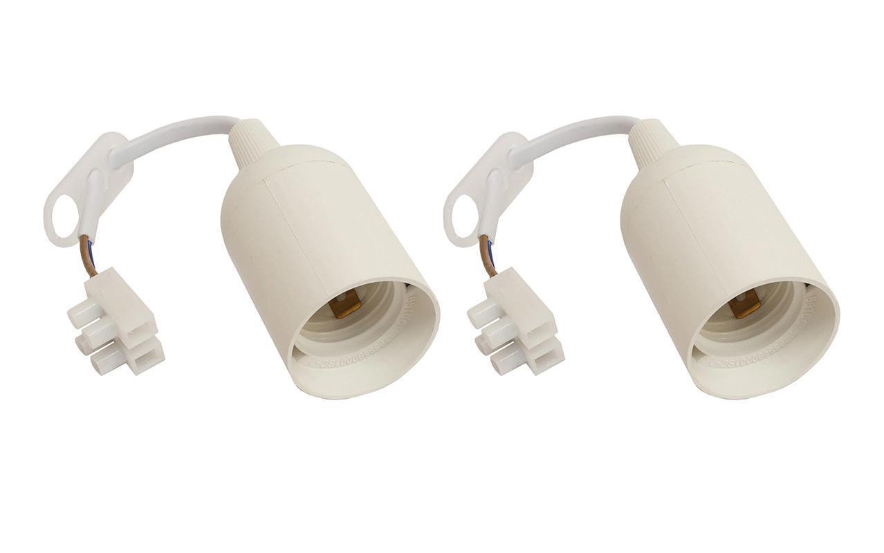 Изображение товара Pатрон DORI E27 белый, пластик, 2 шт