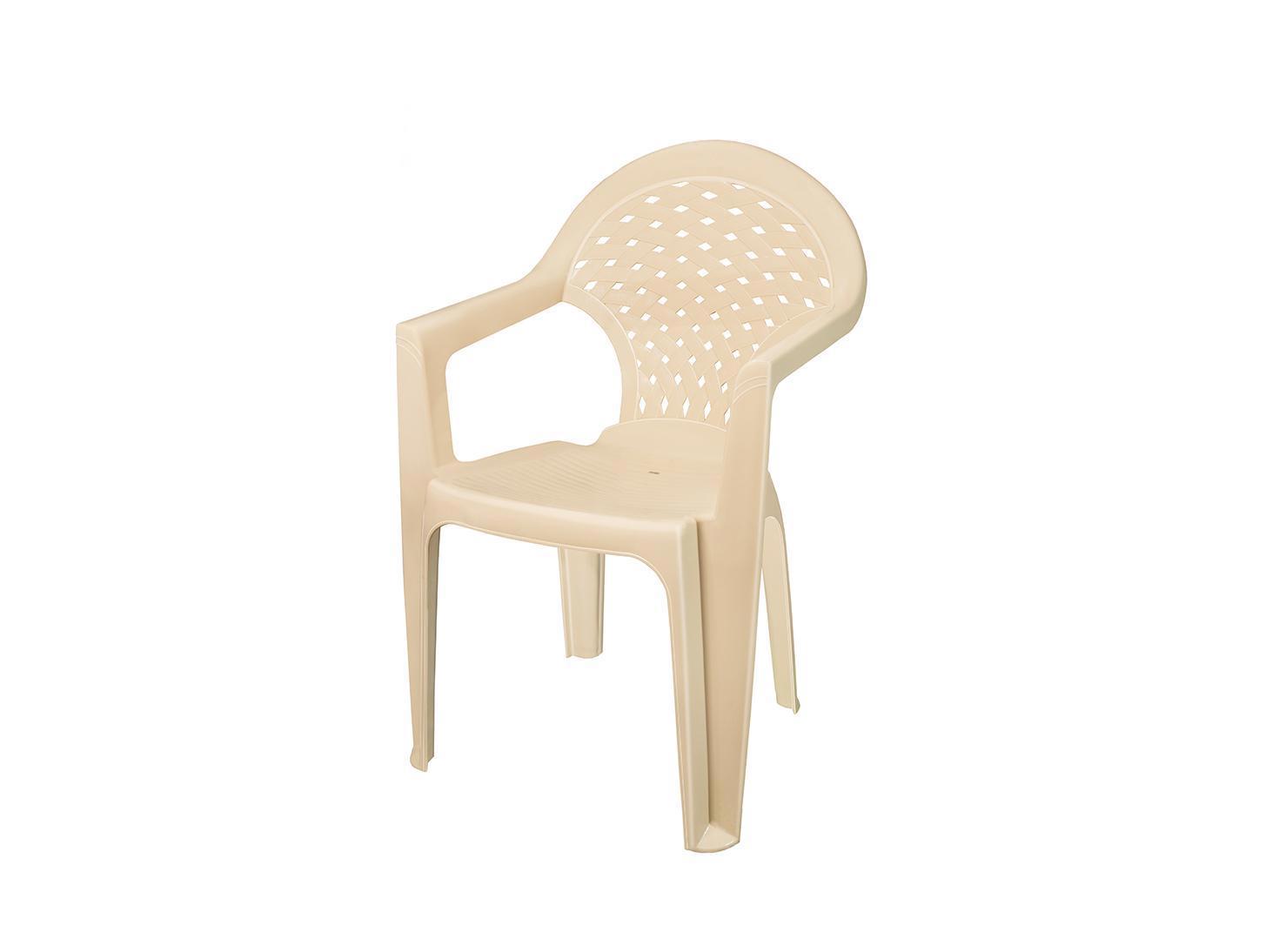 Изображение товара Садовый стул Эльфпласт Ривьера 83x56см бежевый