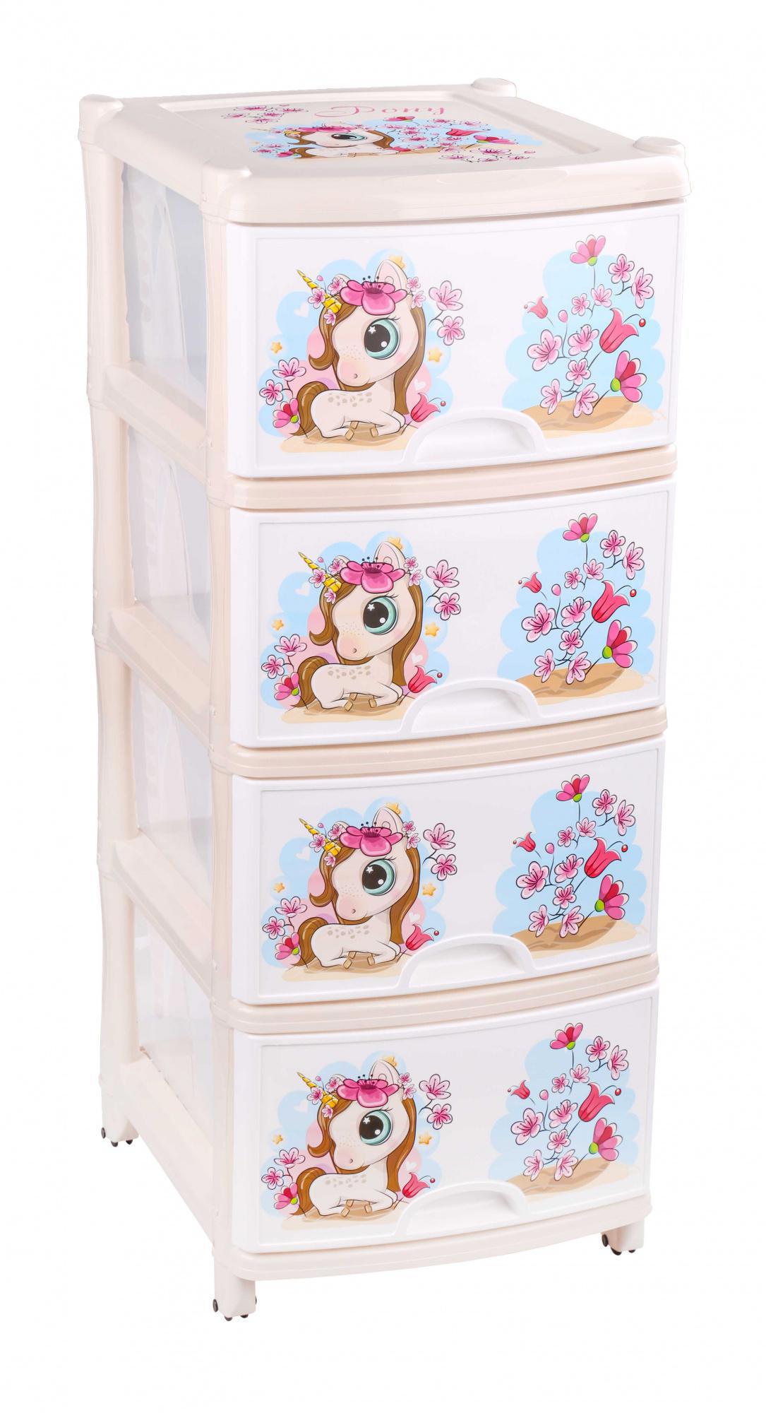 Изображение товара Комод АЛЬТЕРНАТИВА Разноцветный 38x98x48 см 4 ящика Изображение товара Комод АЛЬТЕРНАТИВА Разноцветный 38x98x48 см 4 ящика