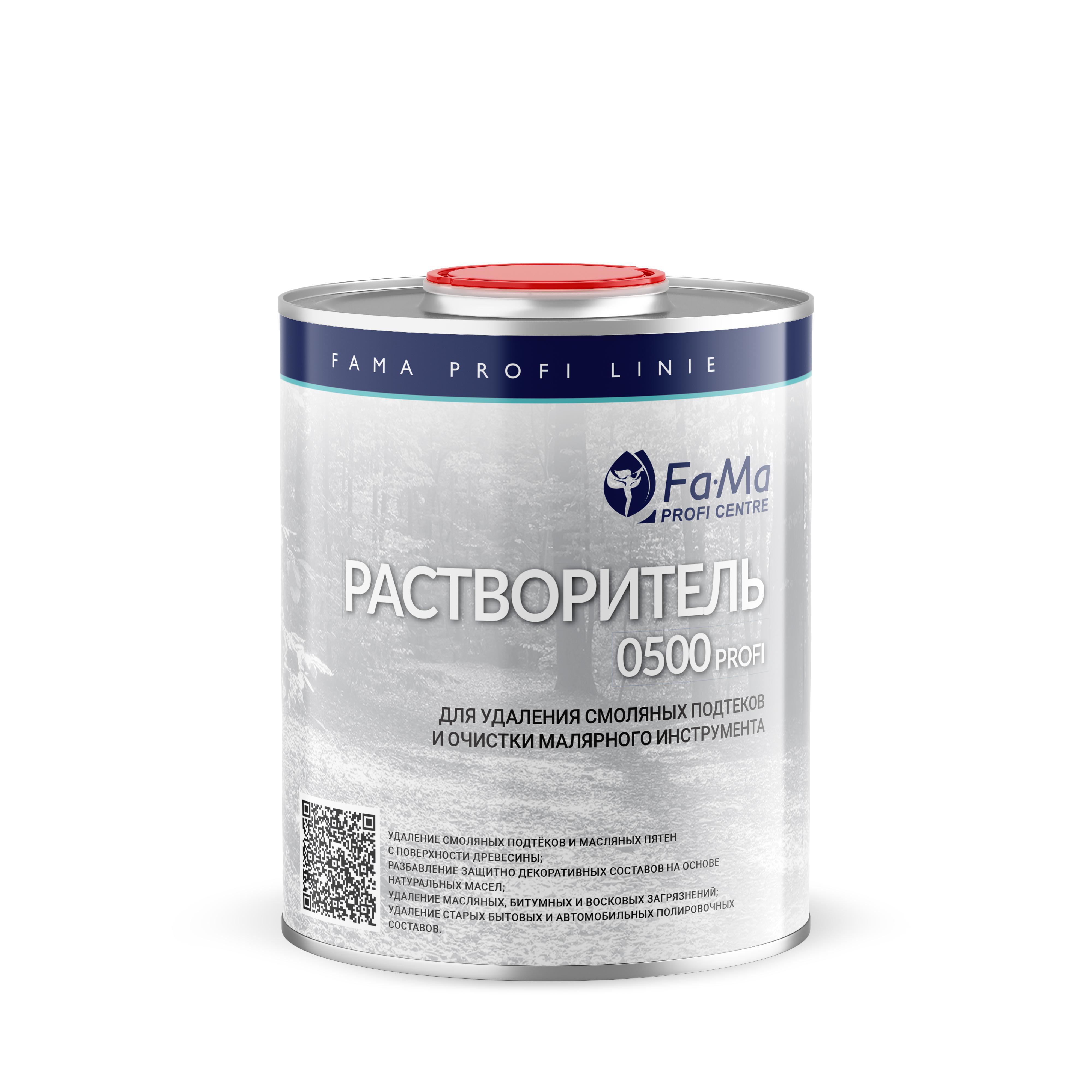 Изображение товара Растворитель FAMA PROFI CENTRE 0500 500 мл