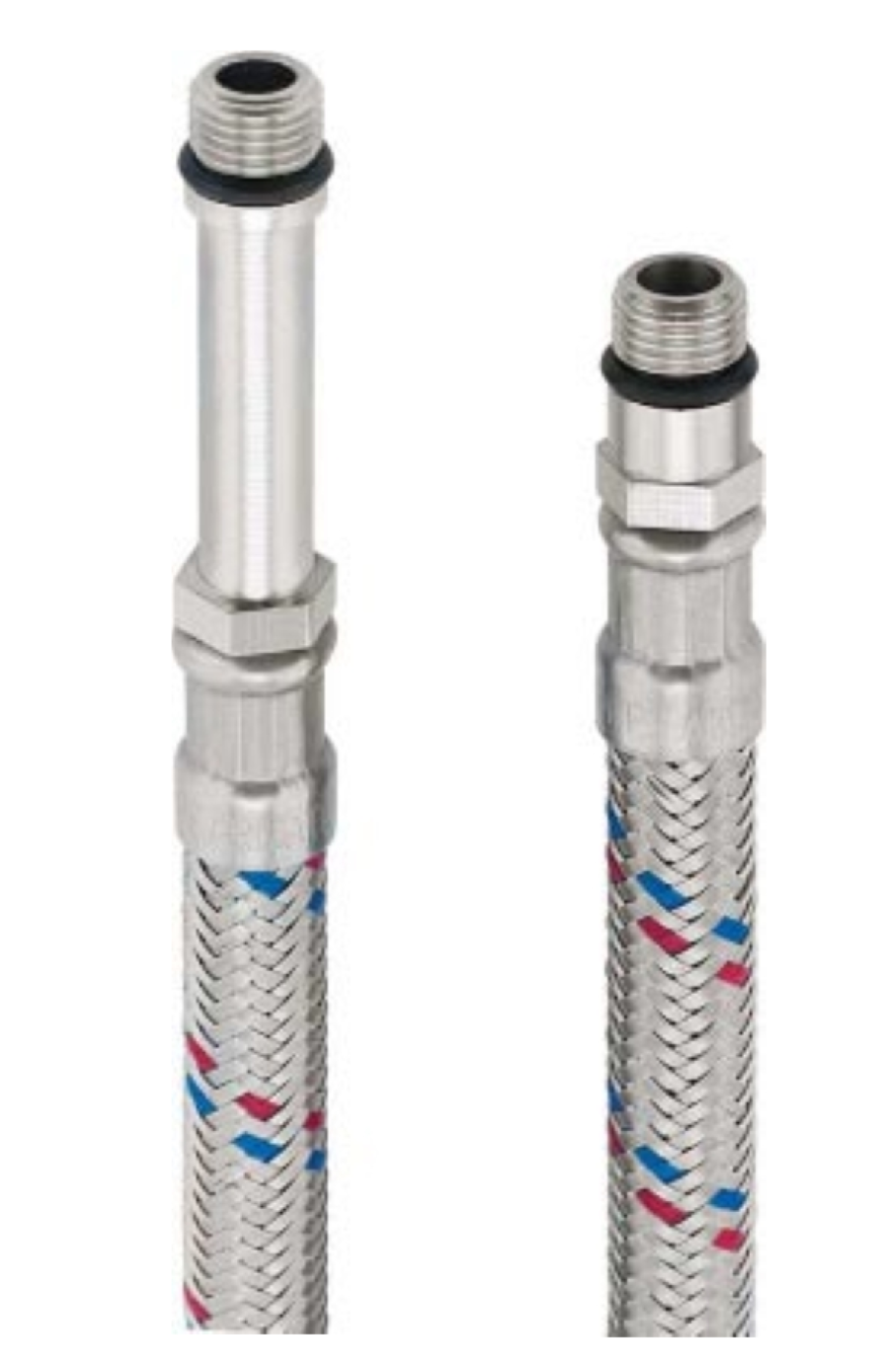 Изображение товара Гибкая подводка для воды Ixora 80 см, нержавеющая сталь, подходящая для ванны и кухни