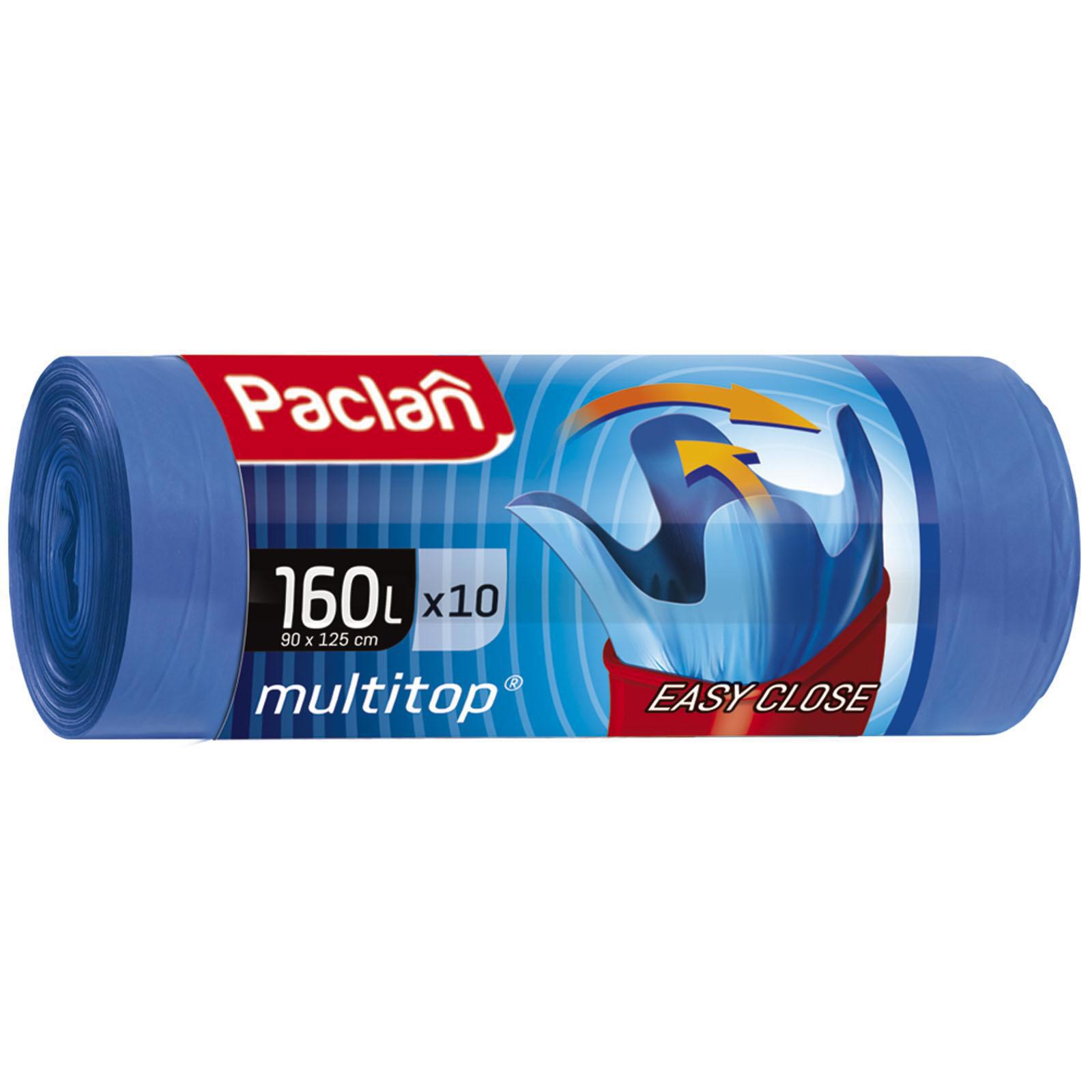 Изображение товара Мешки для мусора PACLAN MULTI-TOP 160 л цвет синий 10 шт