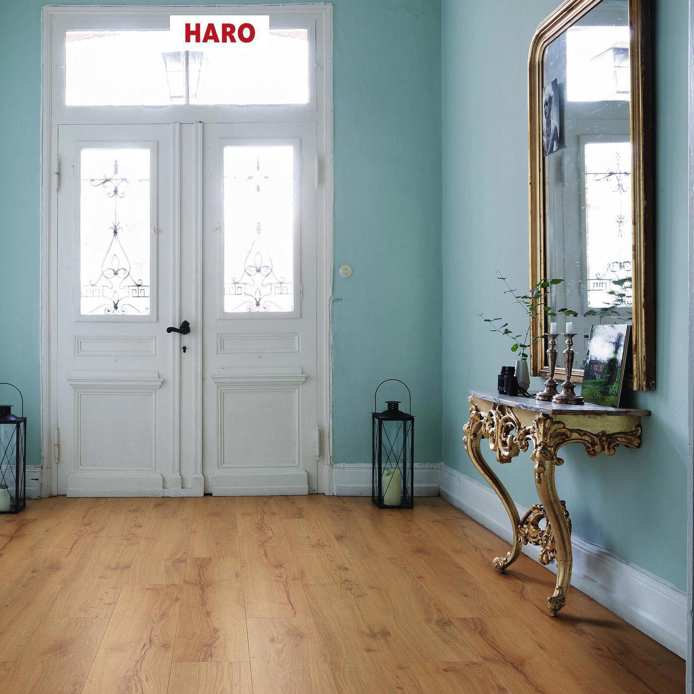 Изображение товара Ламинат HARO Дуб Альпийский Натур 8 мм класс 32 с фаской, водостойкий, Германия