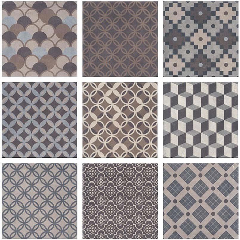 Изображение товара Керамический гранит Kerama Marazzi Карнаби-стрит орнамент 20x20см, цена за упаковку