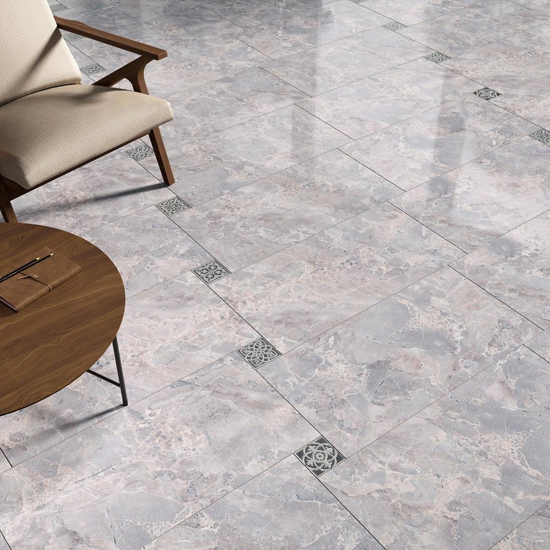 Изображение товара Керамический гранит Kerama Marazzi Парнас серый светлый обрезной 40x80см, цена за упаковку Изображение товара Керамический гранит Kerama Marazzi Парнас серый светлый обрезной 40x80см, цена за упаковку