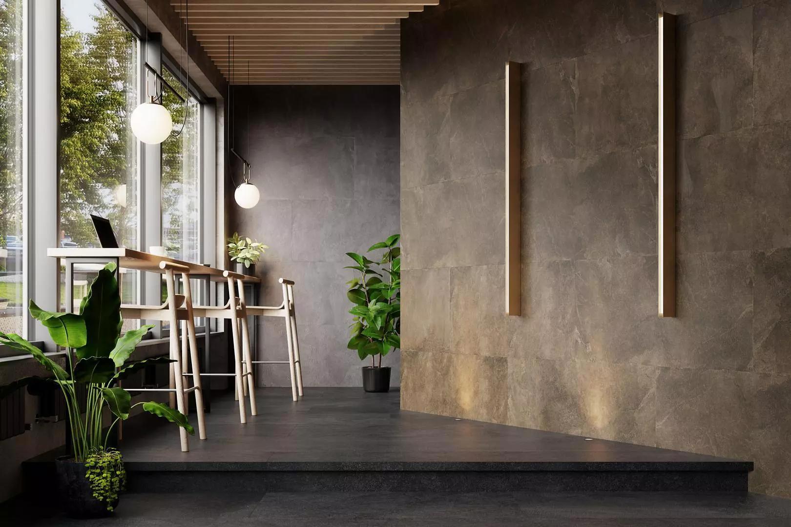 Изображение товара Керамический гранит Kerama Marazzi Про Стоун коричневый обрезной 30x60см, цена за упаковку
