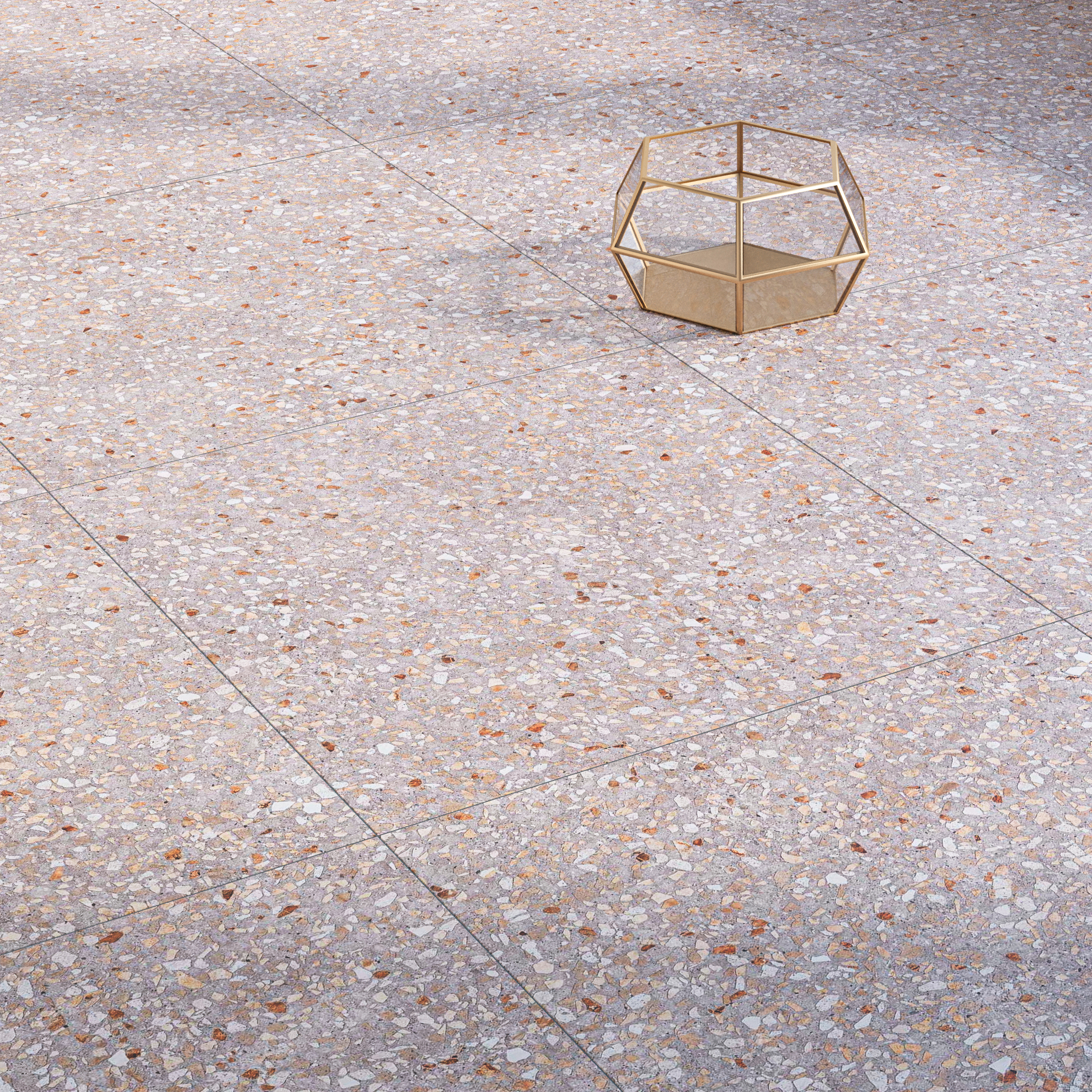 Изображение товара Керамогранит Kerama Marazzi Терраццо SG632000R 60x60см бежевый для пола и стен